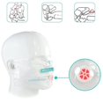 thumbnail image 3 of GFDYREE HEMOBLLO Sacs de Formation de Premiers Secours CPR, Porte-Clés CPR Masques de Premiers Secours, Kits de Porte-Clés Unidirectionnels Kits d'Urgence Portables pour Premiers Secours Ou Formation CPR (5 Pcs Rouge), 3 of 7
