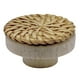 thumbnail image 4 of Pomo de tocador bohemio, tiradores de cajón decorativos, madera tejida estilo retro para el hogar, herramientas 50x30mm, 4 of 9