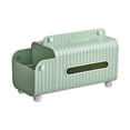 thumbnail image 4 of Dispensador de pañuelos, soporte para pañuelos y control remoto, funda para pañuelos para sala de estar Verde, 4 of 9