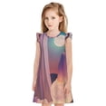 thumbnail image 1 of Balery Dreamy Moonlit Window Camisón de princesa para niñas, pijama de algodón con mangas abullonadas, suave y bonito.-XX-Large, 1 of 6