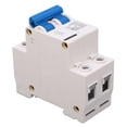 thumbnail image 1 of Miniature Circuit Breaker, DC Circuit Isolator Small DIN Rail Mount 2P 500V DZ47 B63  For PV System, 1 of 8