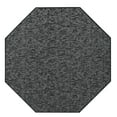 thumbnail image 1 of Furnish My Place Indoor Floor Rug - 2 ft. Octagon, Dark Gray, Distressed, Area Rug for Bedrooms, Hallways, Living Rooms, 1 of 5