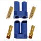 thumbnail image 3 of Juego de 10 Pares de Conectores EC5 Macho y Hembra de 5,0 mm con Conectores Banana Dorados para Baterías Lipo y Motores Eléctricos RC ESC., 3 of 7