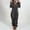 Dark Gray, variant on Augper Women Costume Long Sleeve Onesie Fuzzy Pajama Plush Hooded Jumpsuit Pajamas Casual Winter Warm Rompe Sleepwear