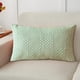 thumbnail image 4 of Checkered Texture Long Pillowcase Solid Color Home Living Room Bedroom Study Atmospheres Decorative Pillow Cushion, 4 of 6