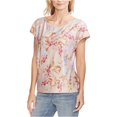 thumbnail image 2 of Blusa de mujer con lentejuelas de flores silvestres Vince Camuto rosa mediana, 2 of 2