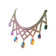 thumbnail image 1 of Collar de baile, elegante y brillante, accesorio llamativo, precioso para el salón de baile. Estilo C, 1 of 8