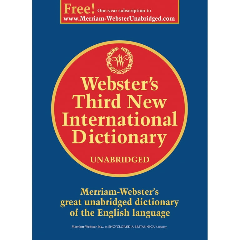 webster's international dictionary 英英辞典 Webster's International Dictionary of the English Language