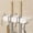 Beige, variant on Boreal Craft Drywall Hooks Table Purse Hook Coat Hanger Hooks Mop Clip Wall Hanging Without Punching Mop Hook Fixing Frame Bathroom Door Rear Storage Rack Artifact