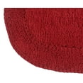 thumbnail image 5 of Home Weavers Double Ruffle Collection Toilet Lid Seat Cover, Elastic Edges, 100% Cotton Soft Non Slip Universal Fit for Standard Round Bath Room Bowl Lids, Washable, 18"x18" Toilet Lid Cover, Red, 5 of 9