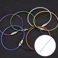 thumbnail image 3 of Cable de Llavero de Acero Inoxidable Macarena 3 X 6 Pulgadas Color Azul, 3 of 7