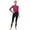 Hot Pink, variant on HULIJA Women Gymnastics Unitard Ballet Dance Jumpsuit Full Body Suits Long Sleeves One Piece Bodysuit Light Blue M