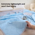 thumbnail image 3 of ROSEKIND Cooling Comforter for Hot Sleepers, OEKO-TEX Certified Lightweight Blanket, Soft & Breathable Cooling Quilt, 80x90in, Iced Lavender, 3 of 8