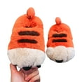 thumbnail image 4 of hirigin Winter Girl Boy Shoes, Anti-Slip Home Warm Plush Casual Party Cartoon Paw Shaped Shoes, 4 of 6