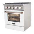 thumbnail image 3 of Pemberly Row 30" 4.2 cu .Dual Fuel Range Natural Gas in Rose Gold Handle, 3 of 11