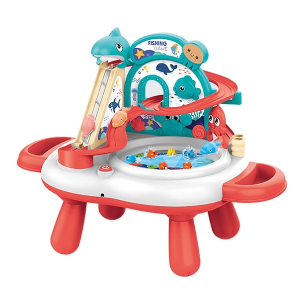 Juguetes de Pesca Eléctricos Juguetes de Agua Magnéticos Juegos de Agua Rosado Sunnimix Juguetes de pesca