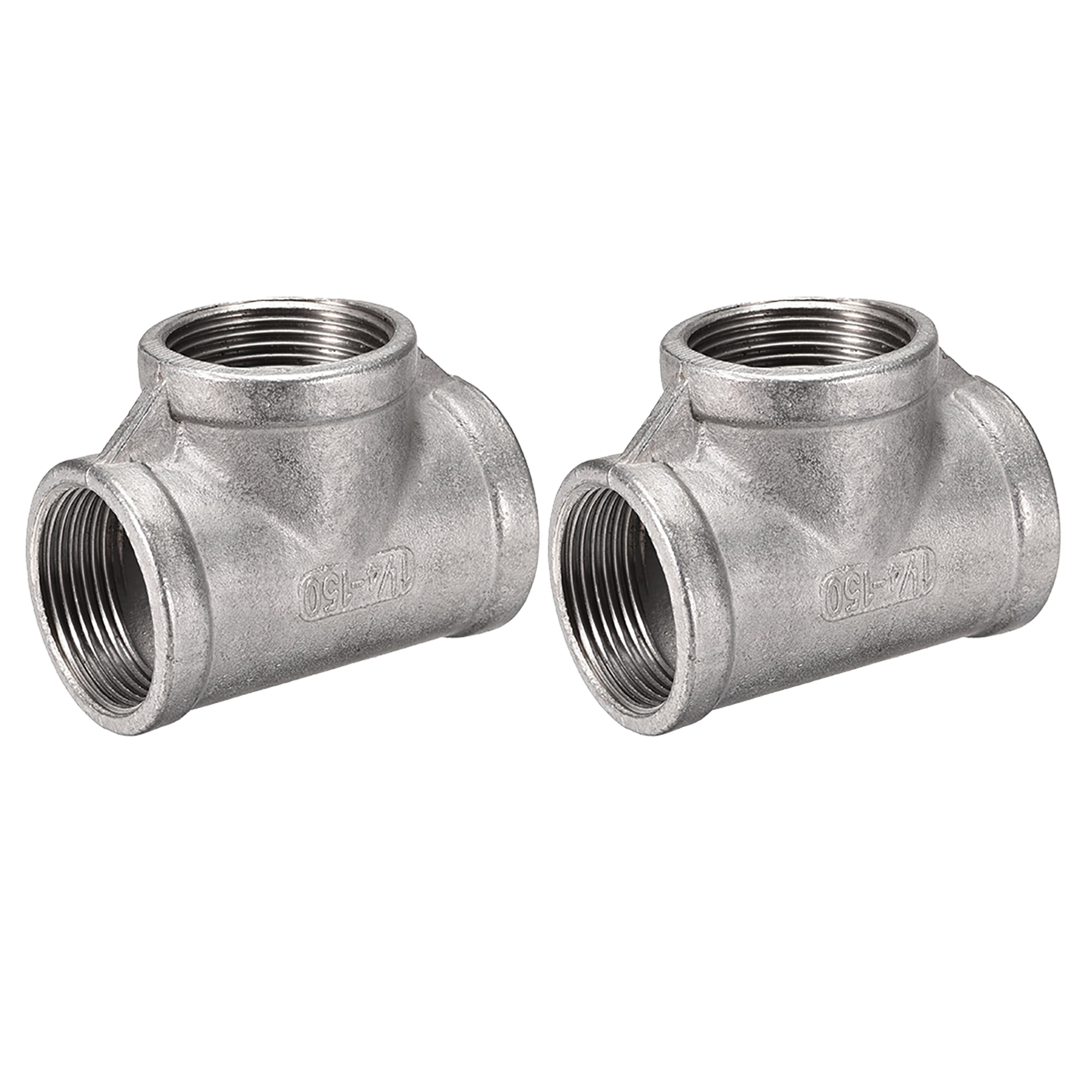 Stainless Steel 304 Cast Pipe Fitting Tee 1" NPT Class 150 