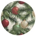 thumbnail image 3 of Christmas Balls Colorful Round Carpet Circle Rug Outdoor Patio Area Rug Washable Large Area Rugs Hallway Room Decor Fitness Mats, 3 of 8