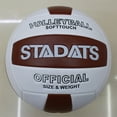 thumbnail image 2 of Sonducket Tamaño 5 voleibol competición profesional voleibol suministros de entrenamiento elástico PU a prueba de fugas pelotas de playa al Deportes y aire libre Color café, 2 of 6