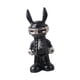 thumbnail image 5 of Figura de conejo astronauta coleccionable para estantería o entrada del dormitorio. Plata Negro, 5 of 9