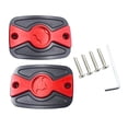 thumbnail image 2 of Almencla 2 Pieces Motorcycle Brake Fluid Tank Cap Cover for C400GT 2019-2023 Red, 2 of 8