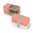 thumbnail image 4 of MONBENTO - Bento Box MB Original Tropical with Compartments - 2 Tier Leakproof Lunch Box for Work/School Lunch Packing and Meal Prep - BPA Free - Food Grade Safe Food Containers - Orange, 4 of 6