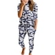 thumbnail image 1 of Pantalones de manga larga estampados sueltos de moda para mujer, traje informal de dos piezas Wmkox8yi bvn2479, 1 of 7