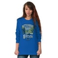 thumbnail image 4 of Montana Bitterroot River MT Kayaking Long Sleeve TShirt Men Women Brisco Brands S, 4 of 6