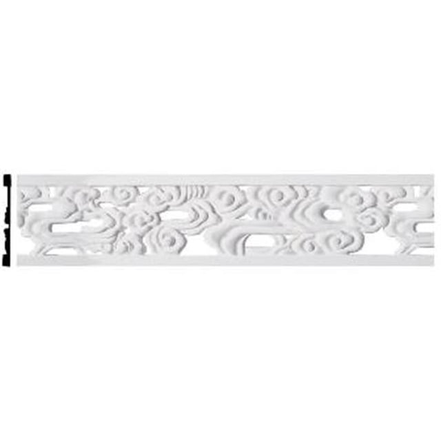 Ekena Millwork PML07X01FL 7 In. H X .62 In. P X 94.5 In. L Architectural Flower Pierced Panel Moulding