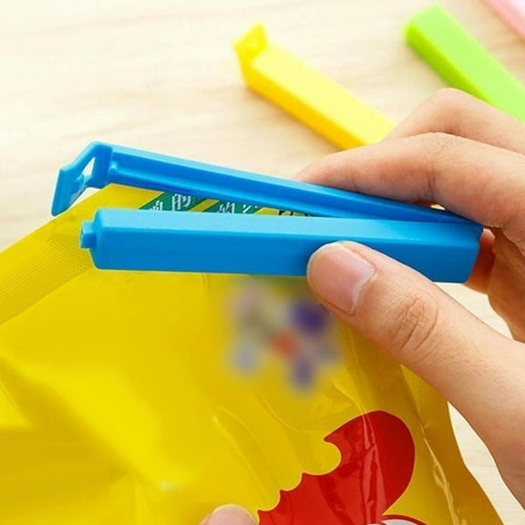 Plastic Bag Clip Sealer For Food Storage With 4.3 in Size In Assorted Colors