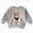 A47-Grey, variant on 12-24Months Toddler Girls Crewneck Sweatshirt Bear Applique