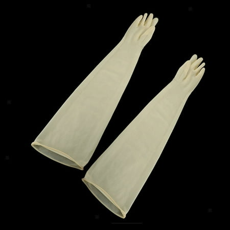 

Ruibeauty Heavy Duty Latex Gloves Resist Alkali And Oil 32Cm 1 Pair Yellow