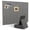 Dark Grey, variant on MYMULIKE 12PCS Vision Board - Cork Board for Walls, 48" x 36" Cork Board Tiles, Felt Bulletin Board, Large Corkboard, Cork Panel for Office, Felt Wall Panels, Cork Panels, Corkboard Roll-Dark Camel