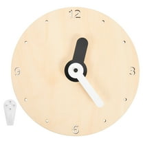 unbranded  Non Ticking Wall Clock Decorative Wood Clocks Children Office