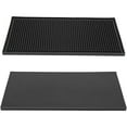 thumbnail image 5 of 3 Pack Black Bar Mat Spill Mat Glass Drying Mat Cocktail Mixing Service Mat for Counter Top(12inch(L) x 6inch(W)), 5 of 9