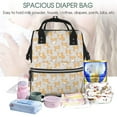 thumbnail image 5 of Daiia Corgi Dog Large Capacity Baby Bag Waterproof Stylish Diaper Bag Mummy Backpack Adjustable Straps Diaper BagBaby Essentials Bag, 5 of 6