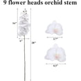 thumbnail image 2 of 3Pcs/6Pcs Artificial Orchid Stems Real Touch Orchid 38 inch Tall Fake Butterfly Phalaenopsis Flower for Vase Home Wedding Decoration, 2 of 9