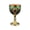Green, variant on 7829 Classical Retro Style 100ml Metal Drinking Goblet Wine Glass For Home Pubs Use