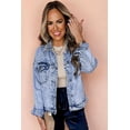 thumbnail image 4 of Classic Women's Denim Jacket: Casual Style, Perfect for Layering - [ZhiHiMeRi] | (US 8-10)M, 4 of 7