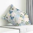 thumbnail image 3 of Spring Floral Checkered Pillow Covers 24x24 Inch Decorative Throw Pillow Cover, Sage Green Daisy Buffalo Plaid Sofa Pillowcases Accent Cushion Case Home Decor Bedroom Living Room, 3 of 6
