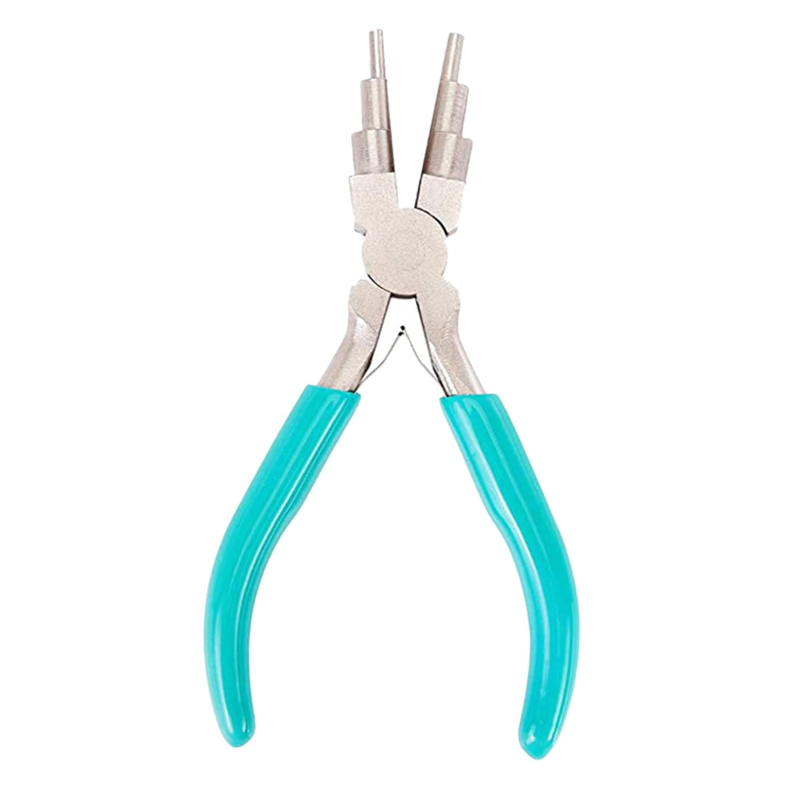 Nylon Nose Pliers Double Nylon Jaw Pliers Carbon Steel Pliers Plat Nose  Pliers DIY Tools for Beading Looping Shaping 
