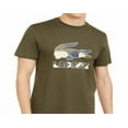 thumbnail image 2 of Lacoste Men's Big Croc Graphic T-Shirt Green Size 7, 2 of 3