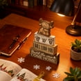 thumbnail image 5 of Scottish Cow Tiered Tray Stand - Farmhouse Desktop Ornament For Holiday Tabletop Display (A), 5 of 7