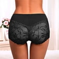 thumbnail image 3 of Aayomet Culottes String pour Femmes sous-Vêtements g String Lingerie pour Femmes Bikini Slip sous-Vêtements Culottes pour (Noir, TTG), 3 of 5
