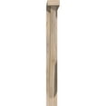 thumbnail image 2 of Ekena Millwork 3 1/2"W x 20"D x 32"H Traditional Block Smooth Bracket w/ Offset Brace, Douglas Fir, 2 of 25