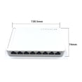 thumbnail image 5 of axGear 8 Port Gigabyte Ethernet Switch Desktop Ethernet Splitter Hub Plug and Play, 5 of 5