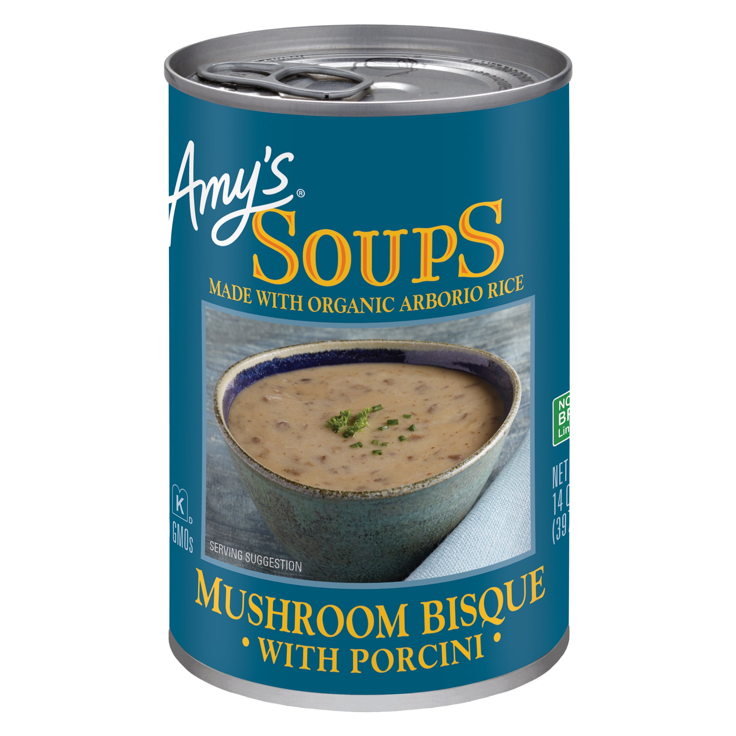 Amy's Mushroom Bisque with Porcini, Gluten Free, 14 oz
