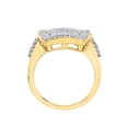 thumbnail image 2 of KATARINA Diamond Cluster Engagement Ring in 14K Yellow Gold (1 cttw, I-J, I1-I2) (Size-5), 2 of 3