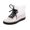 Black, variant on Fashion Rain Boots Elevated Lace Up Transparent Matsutake Thick Bottom Jelly Short Boots