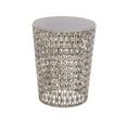 thumbnail image 2 of Benzara 18118 The Intricate Metal Glass Accent Table, 2 of 2
